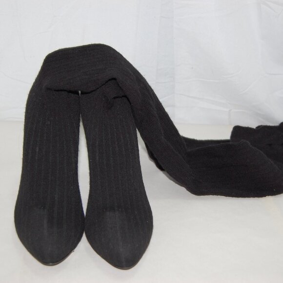 $1250❤️39/US8 DOLCE & GABBANA Stretch Socks Over knee Thigh High Heels Boots OTK - Picture 7 of 12